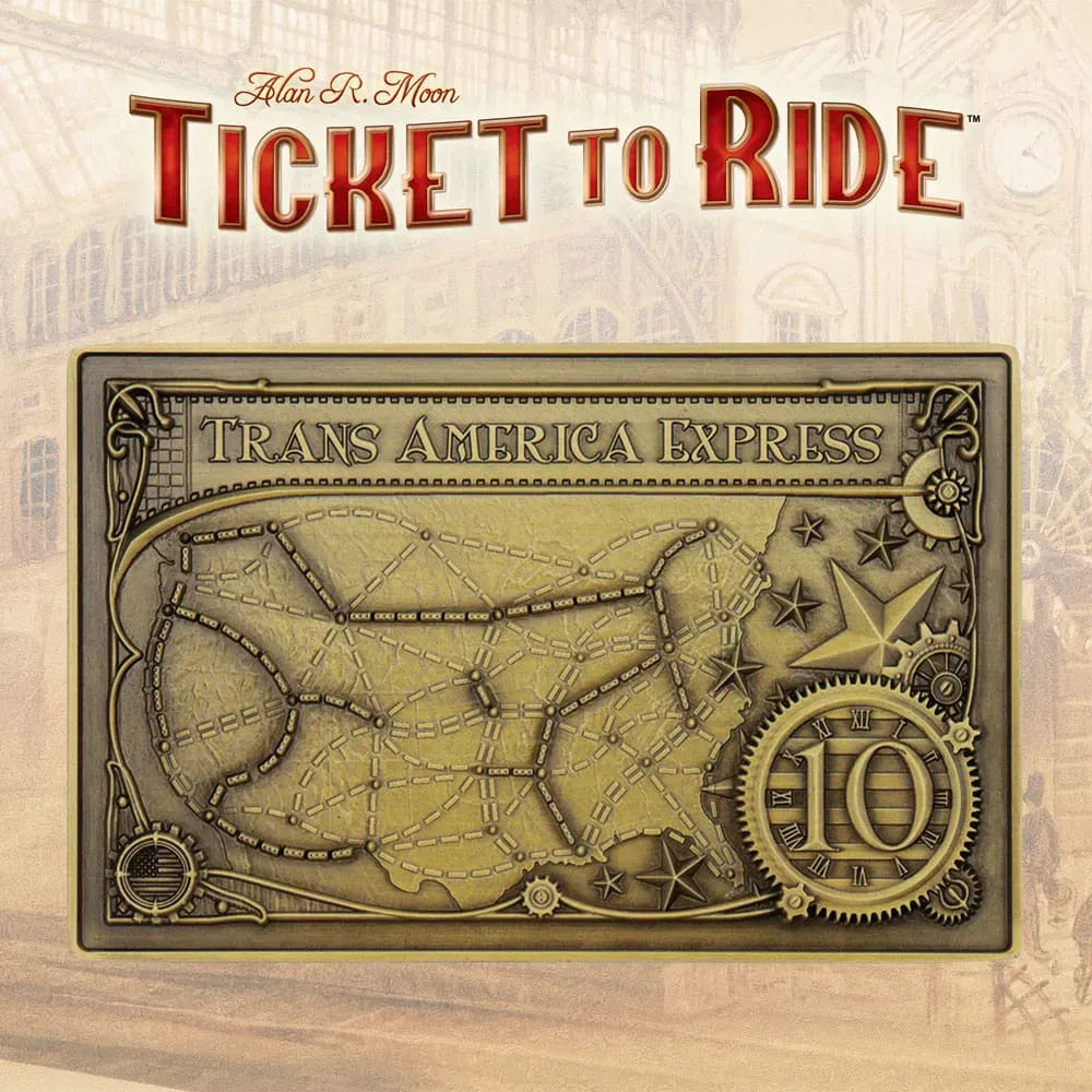 Ticket To Ride Trans American Express Metal Ingot