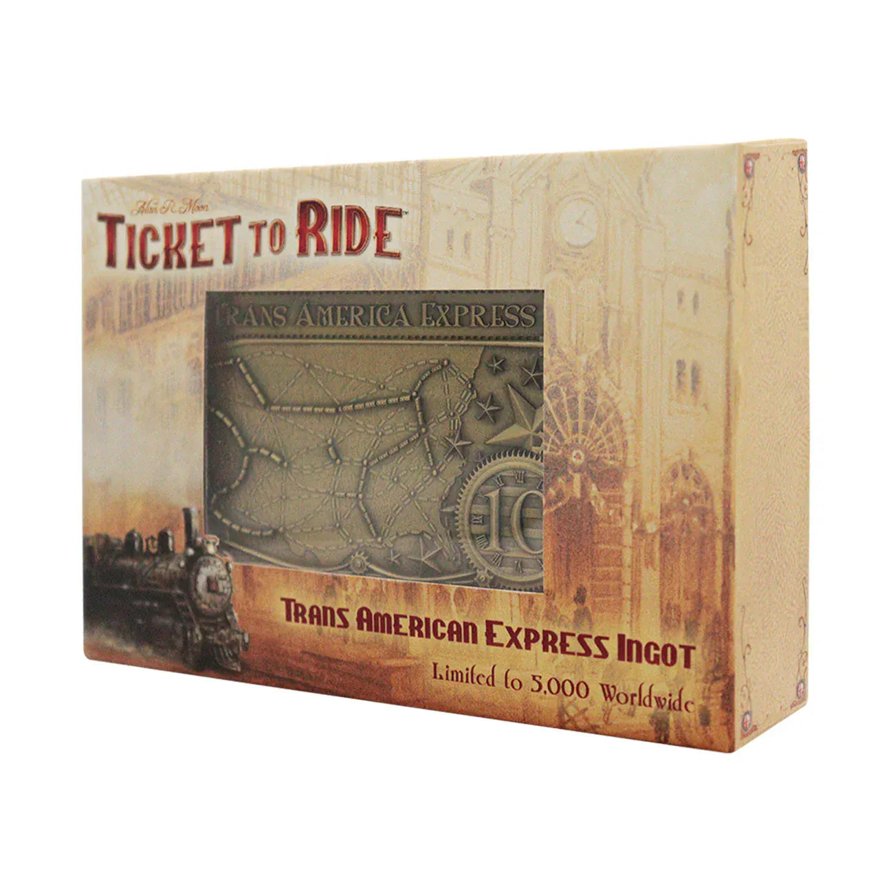 Ticket To Ride Trans American Express Metal Ingot