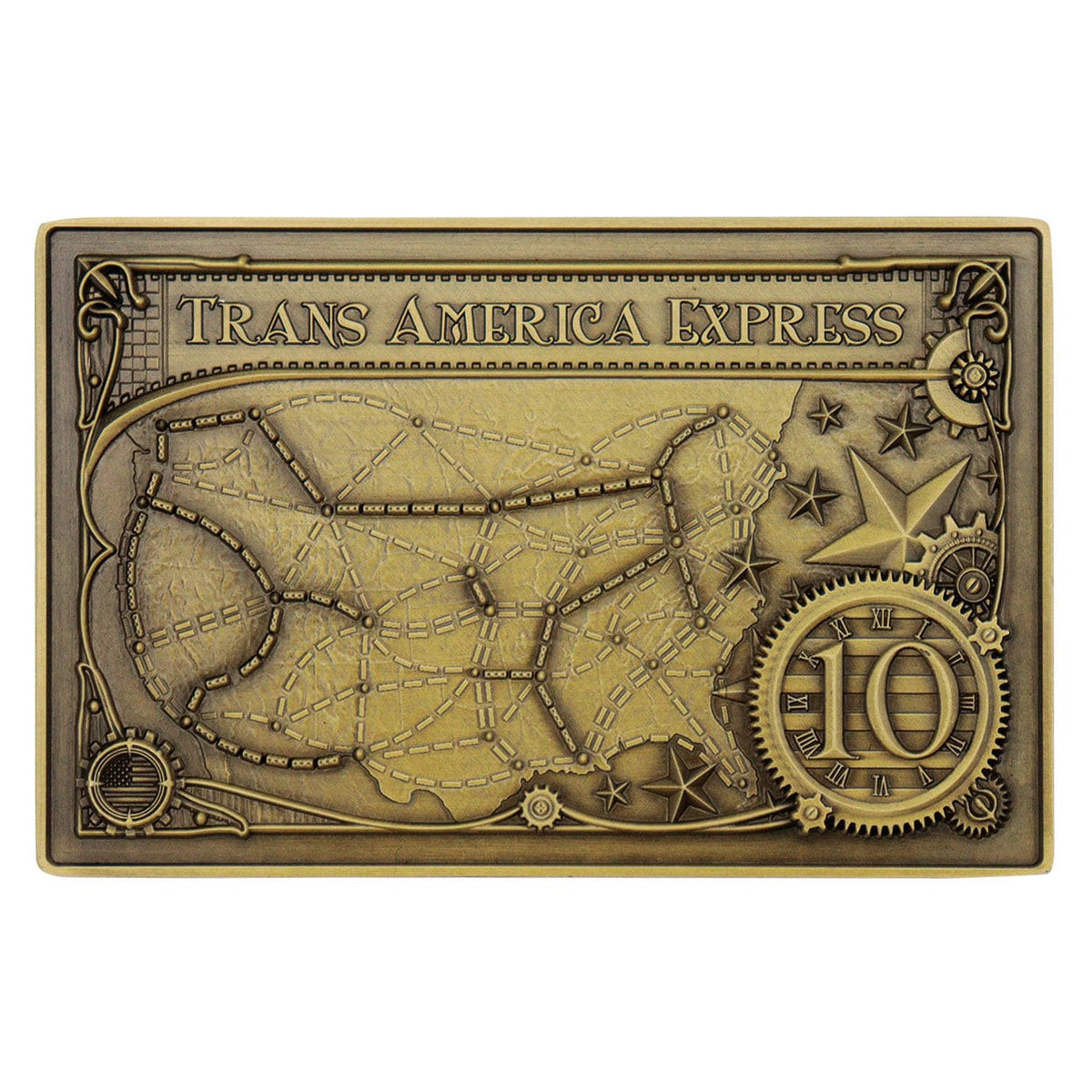 Ticket To Ride Trans American Express Metal Ingot