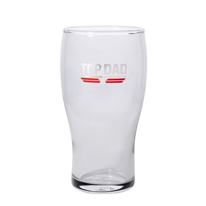 Top Gun Top Dad Pint Glass