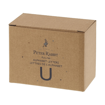 "U" Peter Rabbit with Radishes Beatrix Potter Alphabet Letter