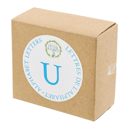 "U" Peter Rabbit with Radishes Beatrix Potter Alphabet Letter