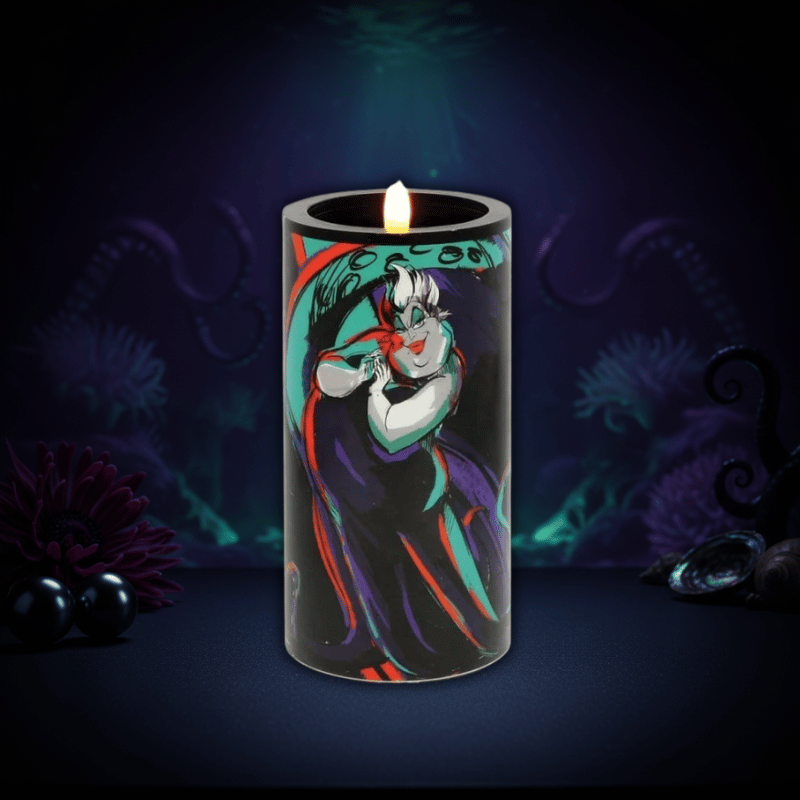 Ursula Black LED Candle by Disney Home Fragrance