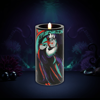 Ursula Black LED Candle by Disney Home Fragrance