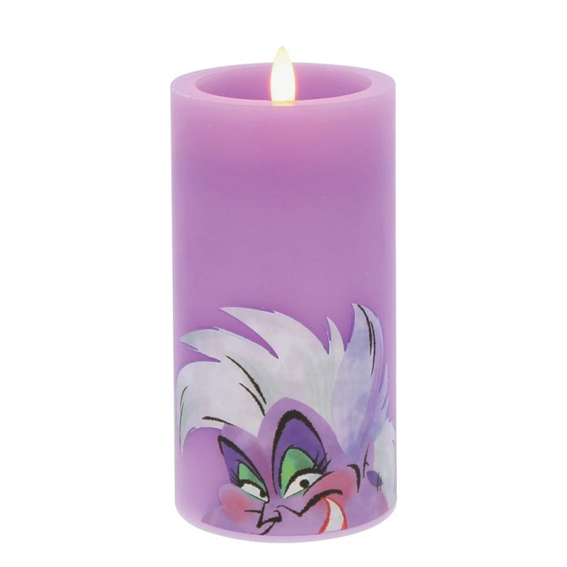 Ursula Purple LED Candle by Disney Home Fragrance