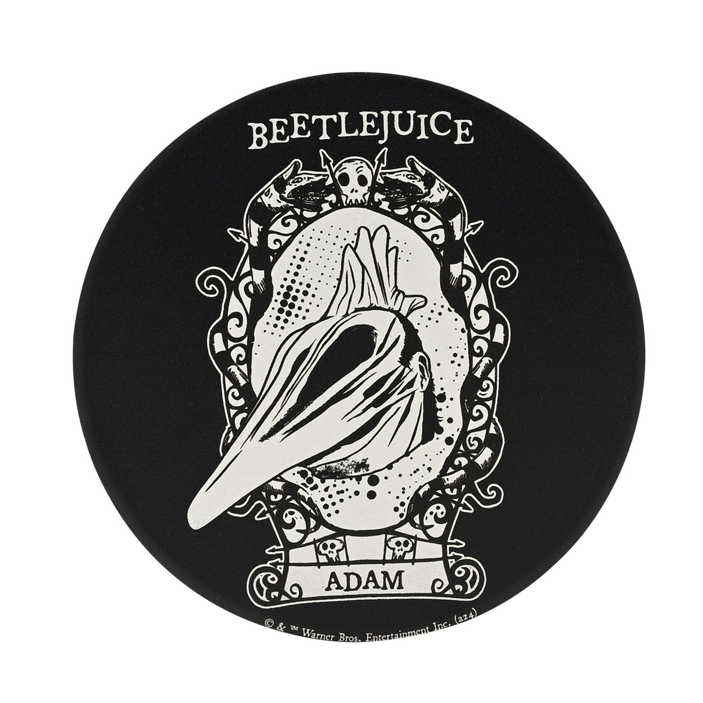 Warner Bros Beetlejuice Ceramic Coaster - Adam Beetlejuice