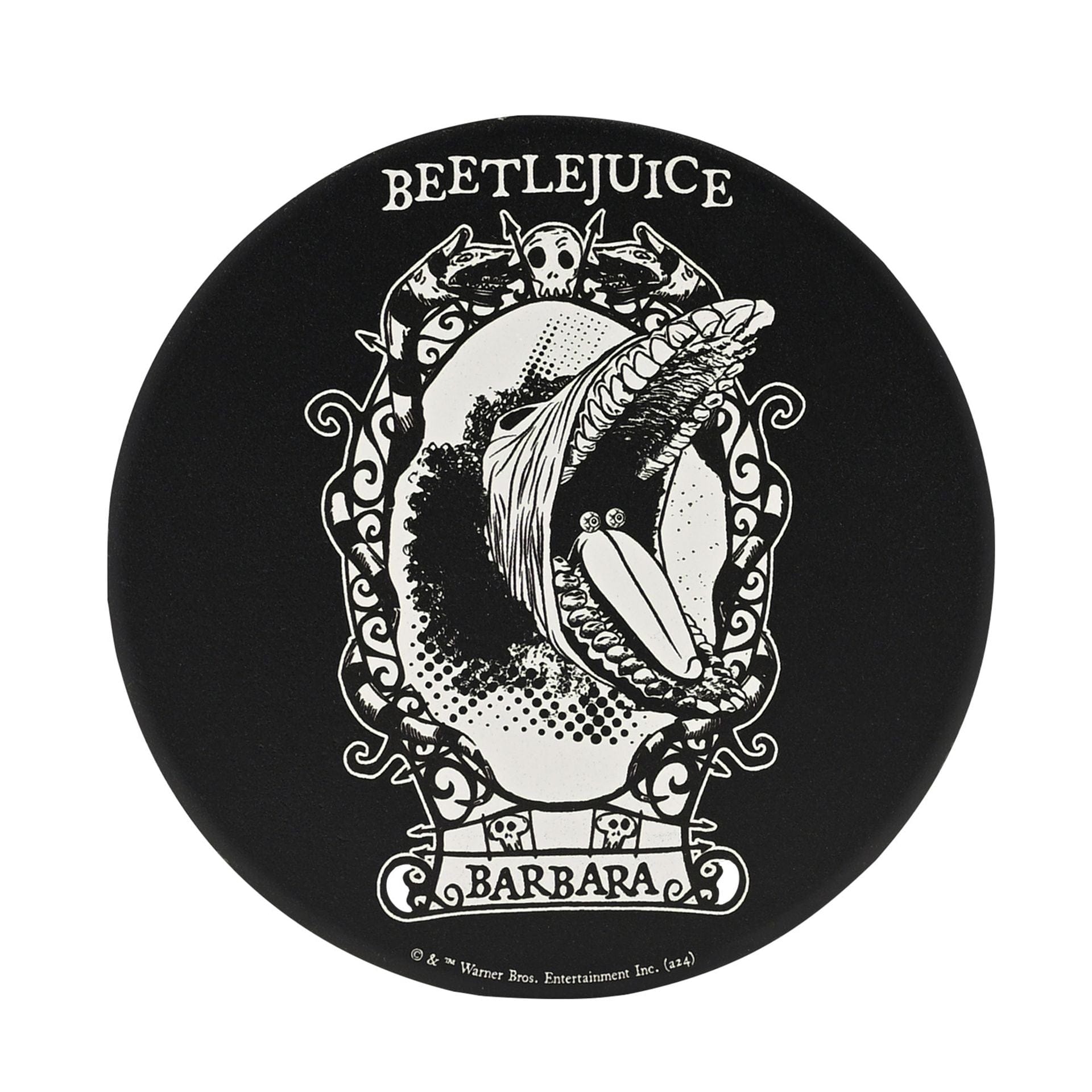 Warner Bros Beetlejuice Ceramic Coaster - Barbara Beetlejuice