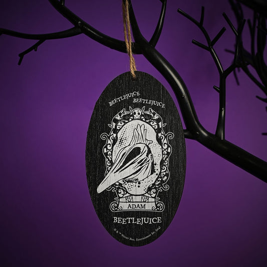 Warner Bros Beetlejuice Oval Hanging Decoration - Adam Beetlejuice