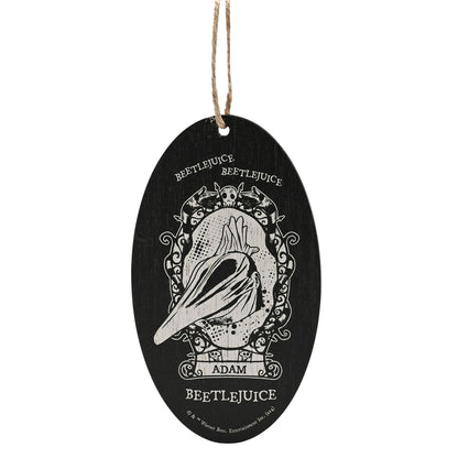 Warner Bros Beetlejuice Oval Hanging Decoration - Adam Beetlejuice