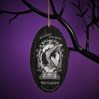 Warner Bros Beetlejuice Oval Hanging Decoration - Barbara Beetlejuice
