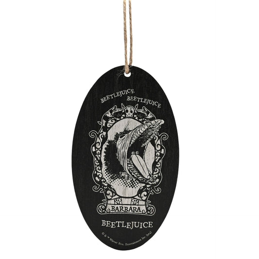 Warner Bros Beetlejuice Oval Hanging Decoration - Barbara Beetlejuice