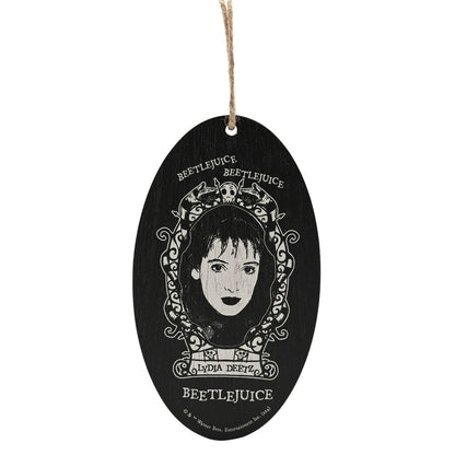 Warner Bros Beetlejuice Oval Hanging Decoration - Lydia Beetlejuice