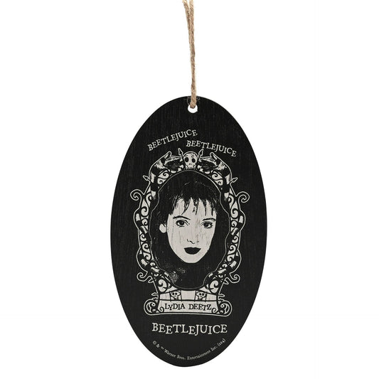 Warner Bros Beetlejuice Oval Hanging Decoration - Lydia Beetlejuice