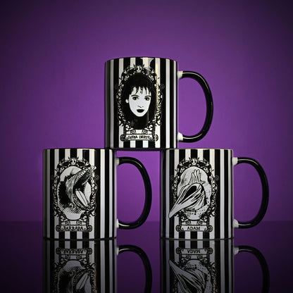 Warner Bros Beetlejuice Striped Mug - Barbara