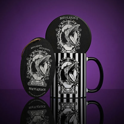 Warner Bros Beetlejuice Striped Mug - Barbara