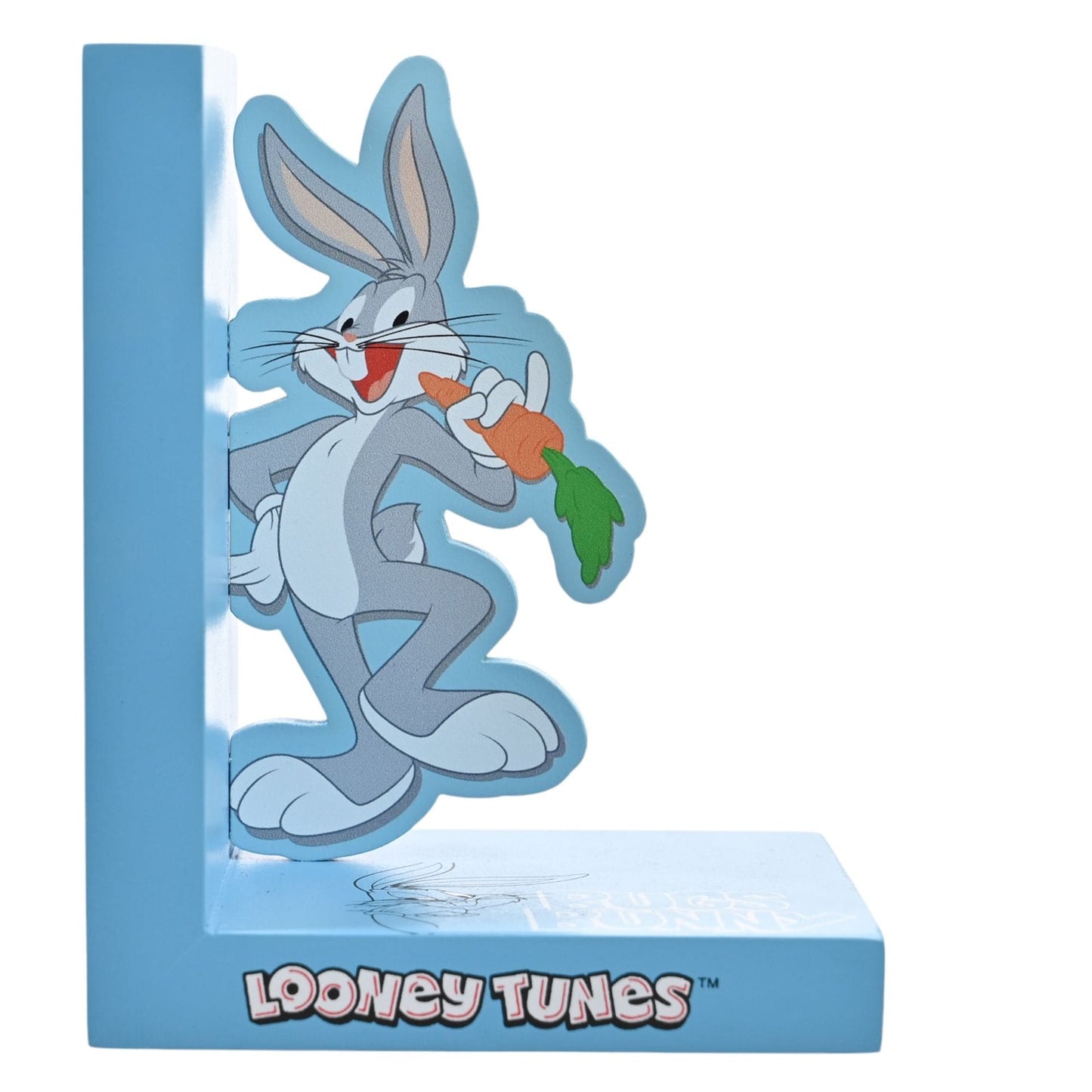 Warner Bros Looney Tunes Bugs Bunny And Lola Wooden Bookends