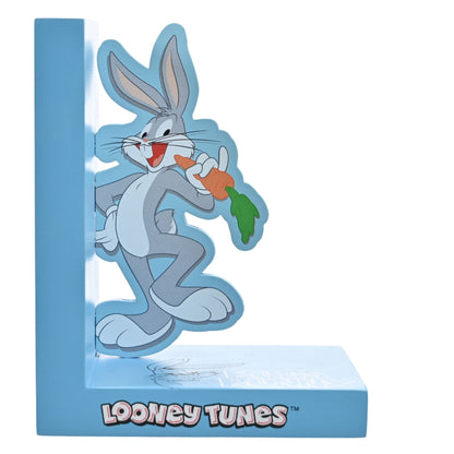 Warner Bros Looney Tunes Bugs Bunny And Lola Wooden Bookends
