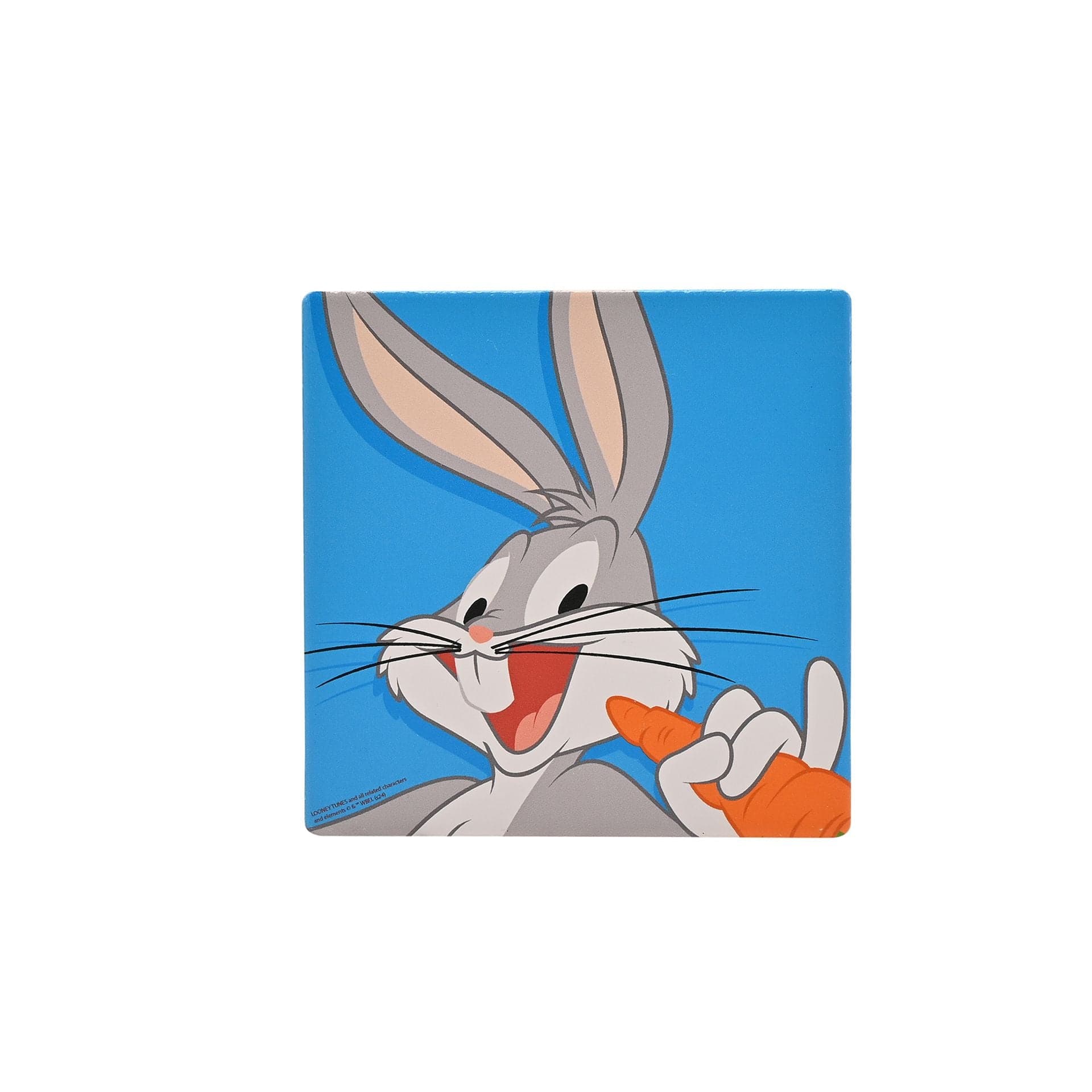 Warner Bros Looney Tunes Bugs Bunny Ceramic & Cork Finish Square Coaster