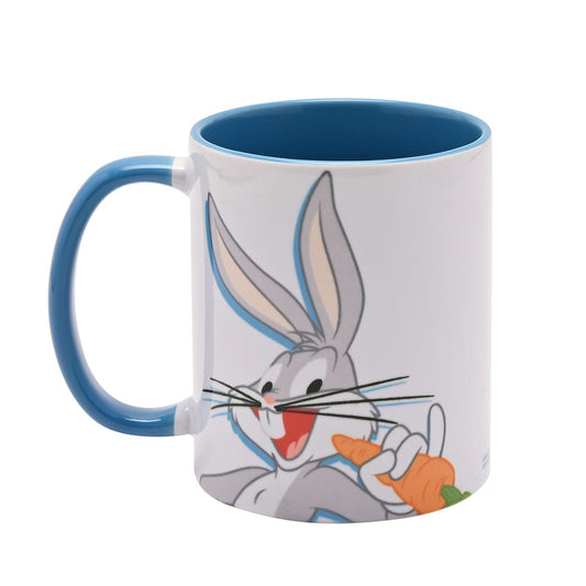 Warner Bros Looney Tunes Bugs Bunny Light Blue Inside Mug
