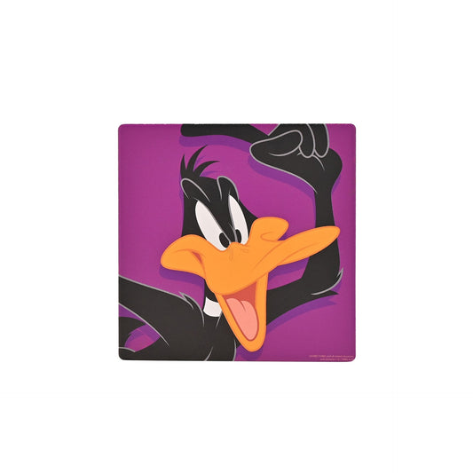 Warner Bros Looney Tunes Daffy Duck Ceramic & Cork Finish Square Coaster