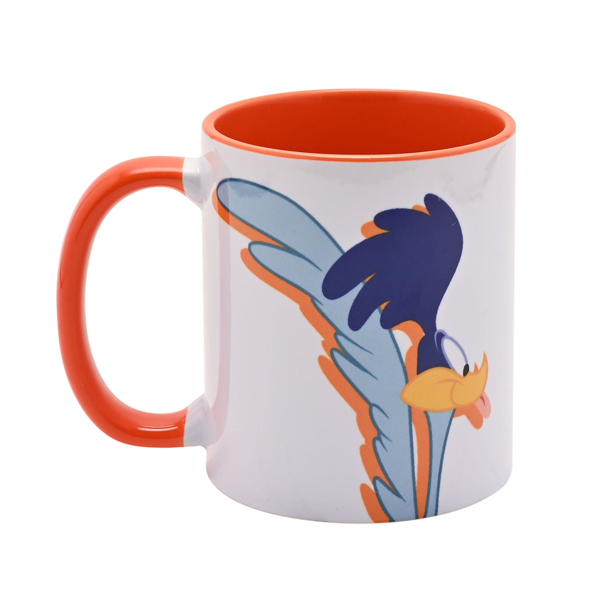 Warner Bros Looney Tunes Road Runner Orange Inside Mug