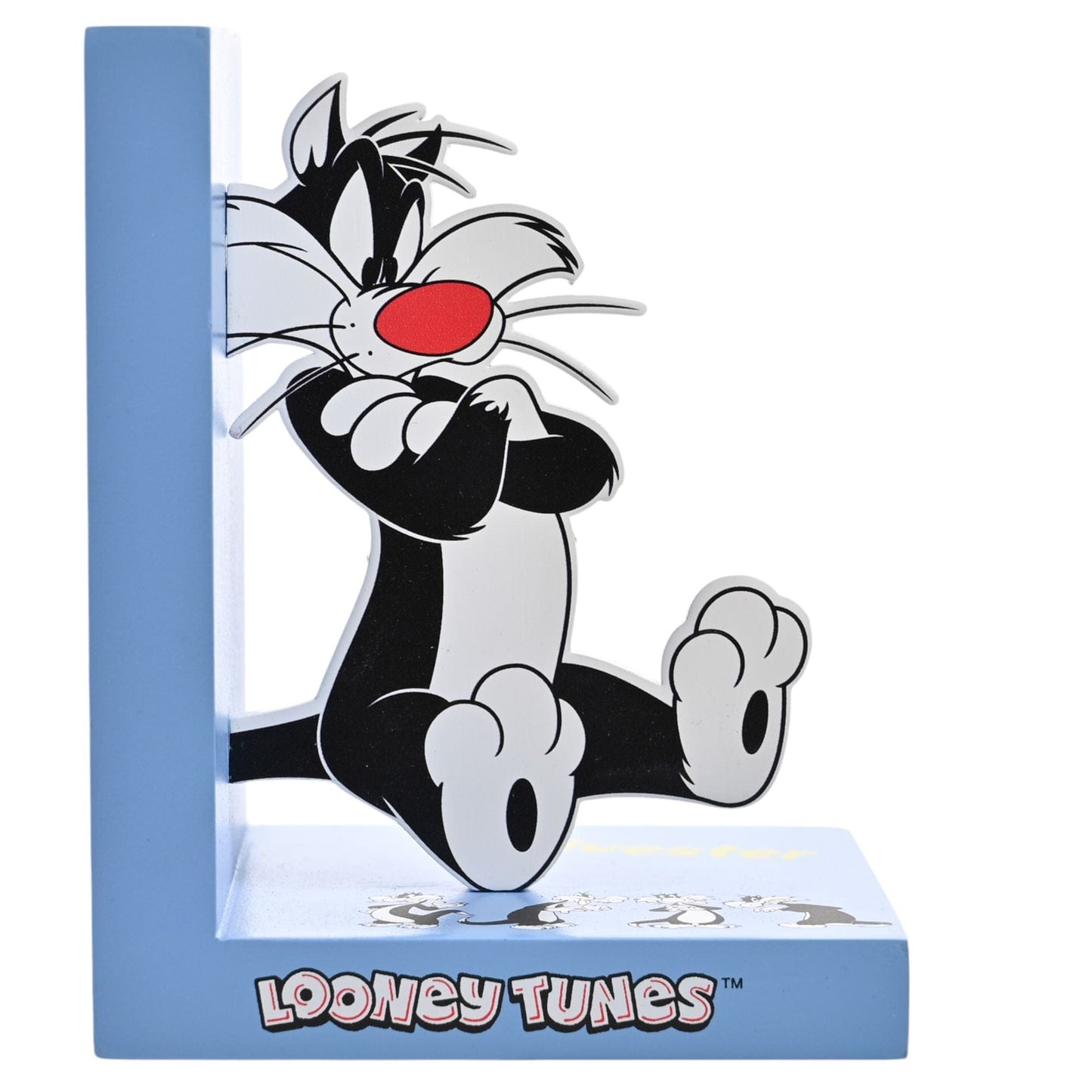 Warner Bros Looney Tunes Tweety And Sylvester Wooden Bookends