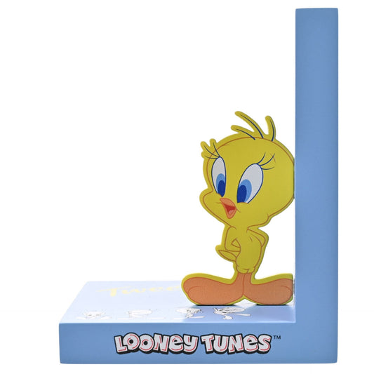 Warner Bros Looney Tunes Tweety And Sylvester Wooden Bookends