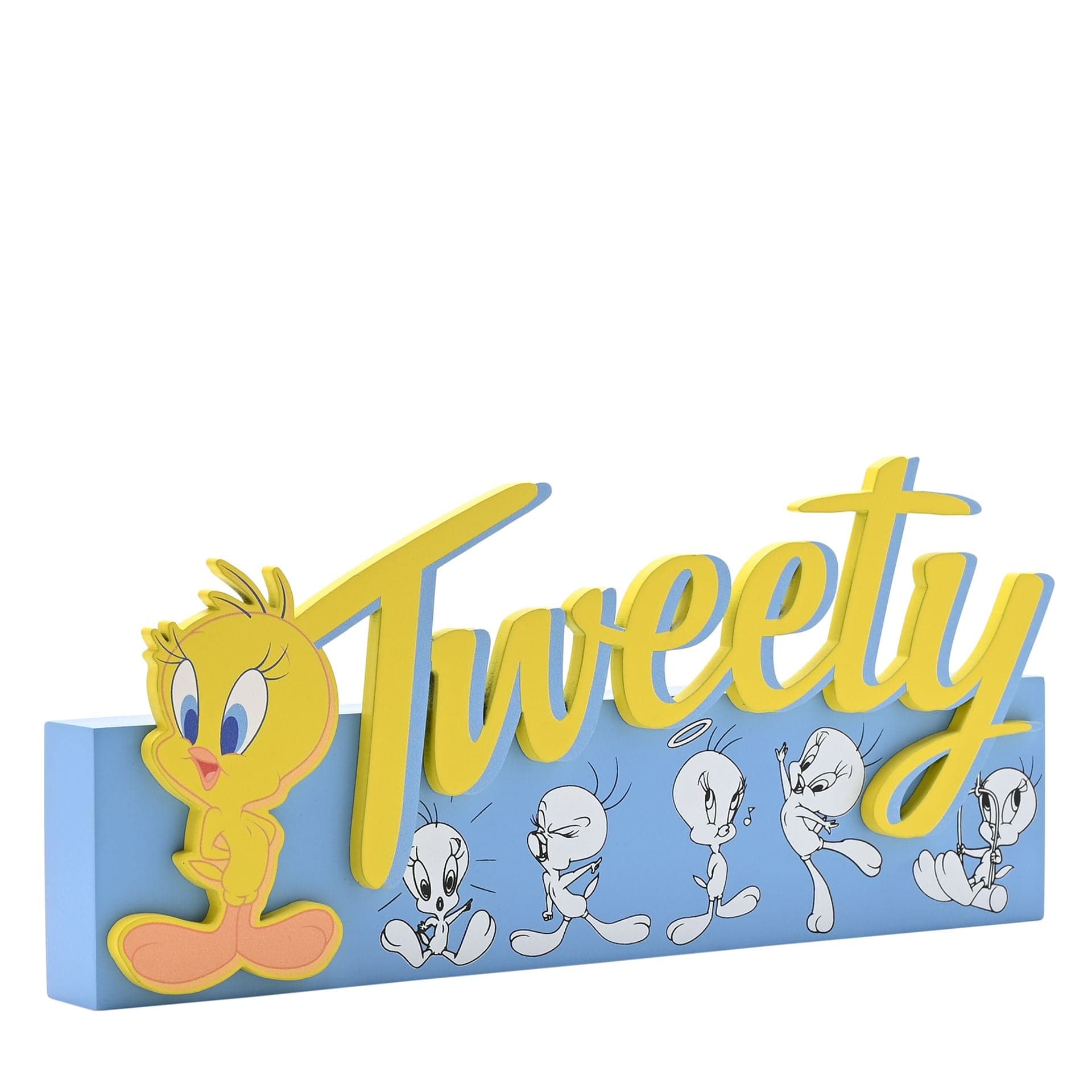 Warner Bros Looney Tunes Tweety Pie MDF Mantel Plaque