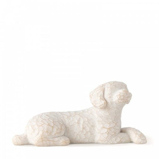 Willow Tree Love My Dog (Small Lying) Figurine