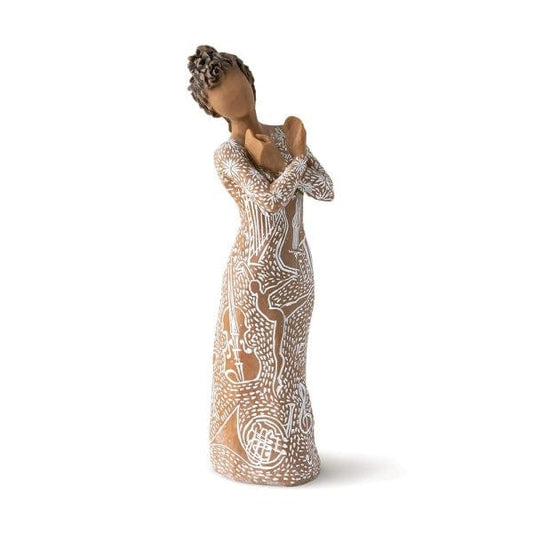 Willow Tree Music Speaks Figurine (darker skin and hair) 28232