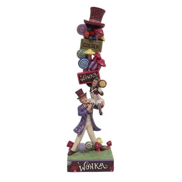 Willy Wonka and Characters Stacked Figurine By Jim Shore 6013724