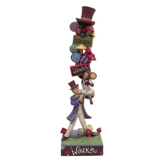 Willy Wonka and Characters Stacked Figurine By Jim Shore 6013724