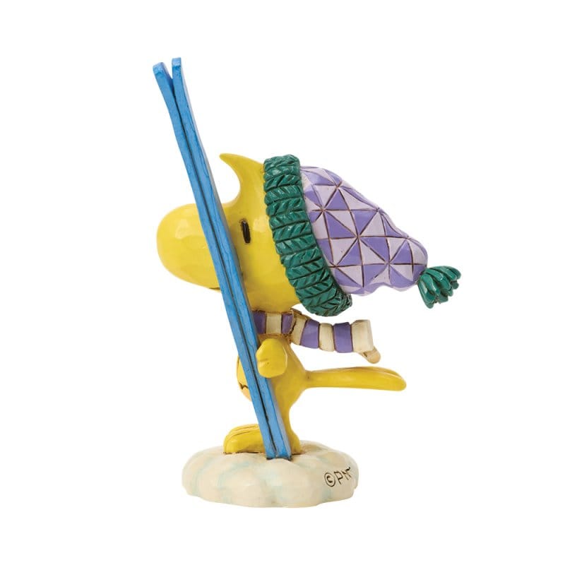 Woodstock with Skis Mini Figurine Peanuts By Jim Shore 6018687