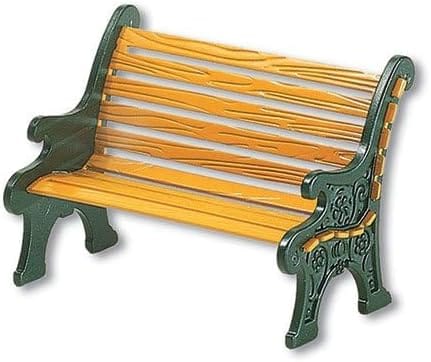 Wrought Iron Park Bench Accessory by Department 56