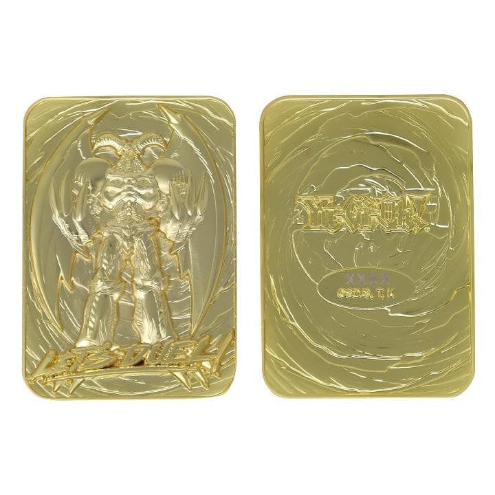 Yu-Gi-Oh 24k Summoned Skull Gold Plated Card