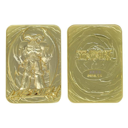 Yu-Gi-Oh 24k Summoned Skull Gold Plated Card