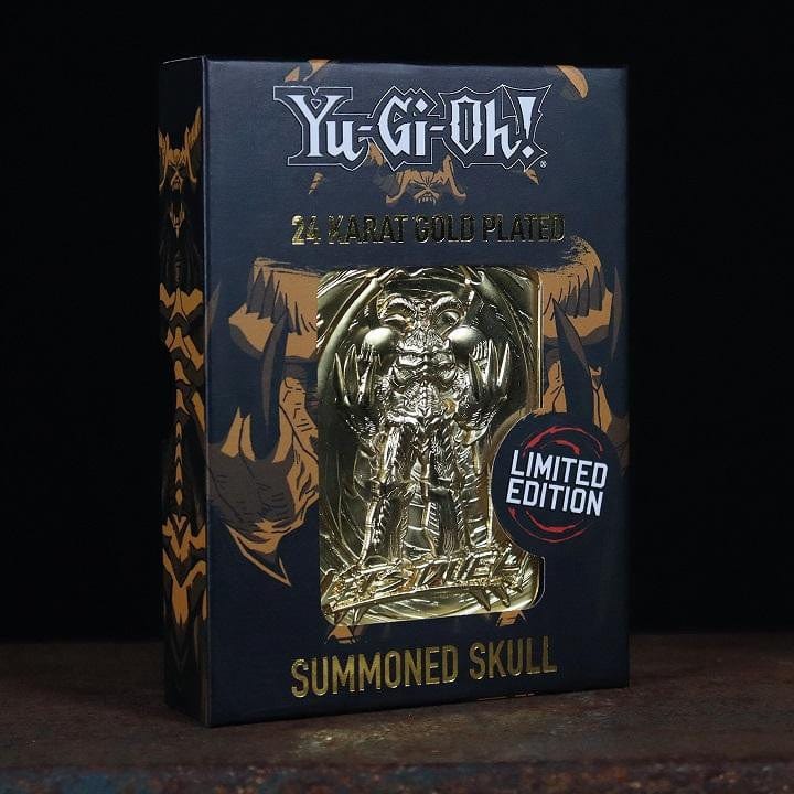 Yu-Gi-Oh 24k Summoned Skull Gold Plated Card