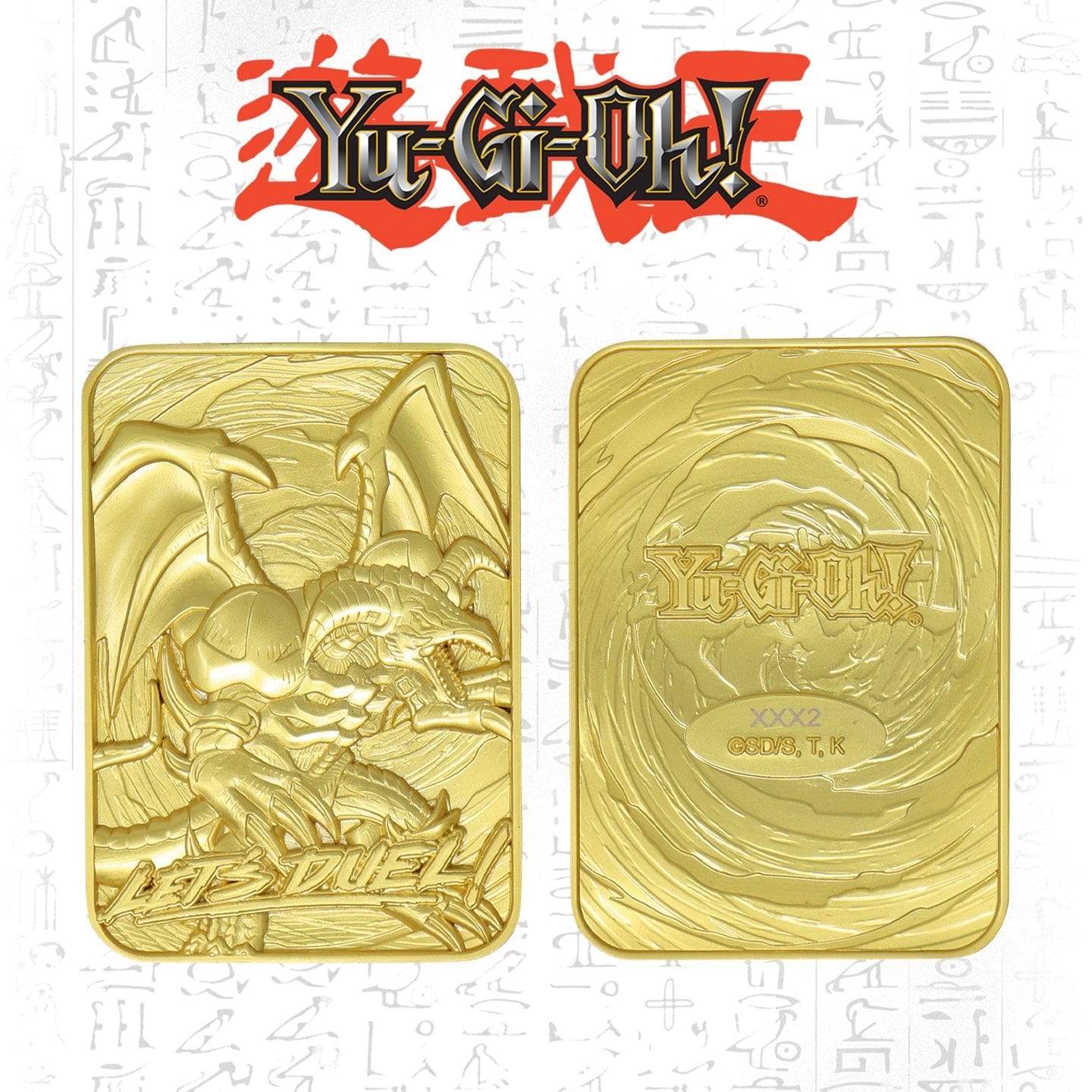 Yu-Gi-Oh! B. Skull dragon 24K Gold Plated Metal Card