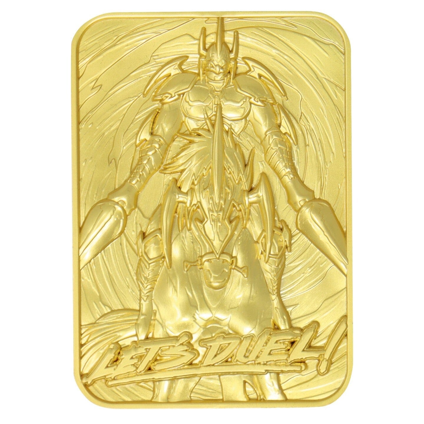Yu-Gi-Oh! Gaia The Fierce Knight 24K Gold Plated Metal Card
