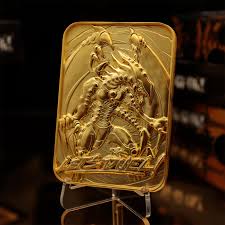 Yu-Gi-Oh! Gandra the Dragon of Destruction Limited Edition 24k Gold Plated Metal Card