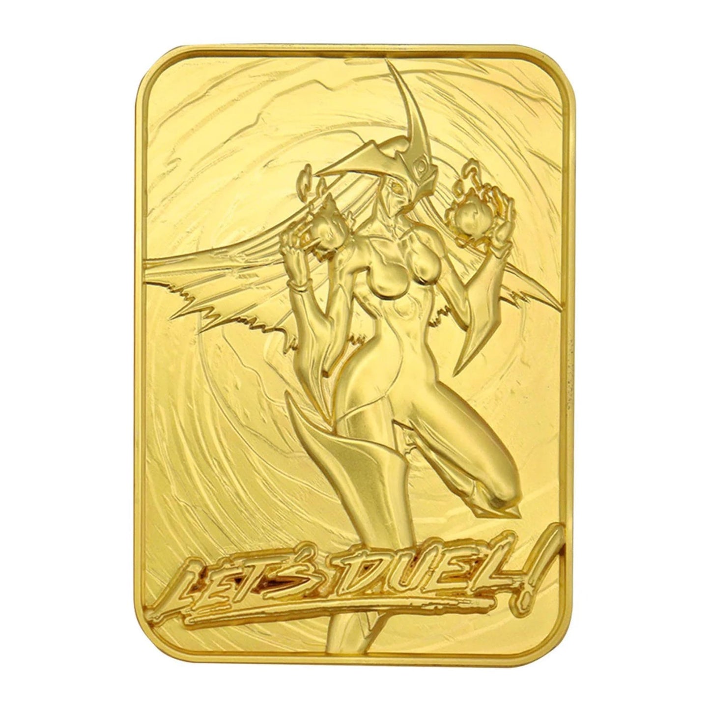 Yu-Gi-Oh! GX Elemental Hero Burstinatrix 24K Gold Plated Metal Card