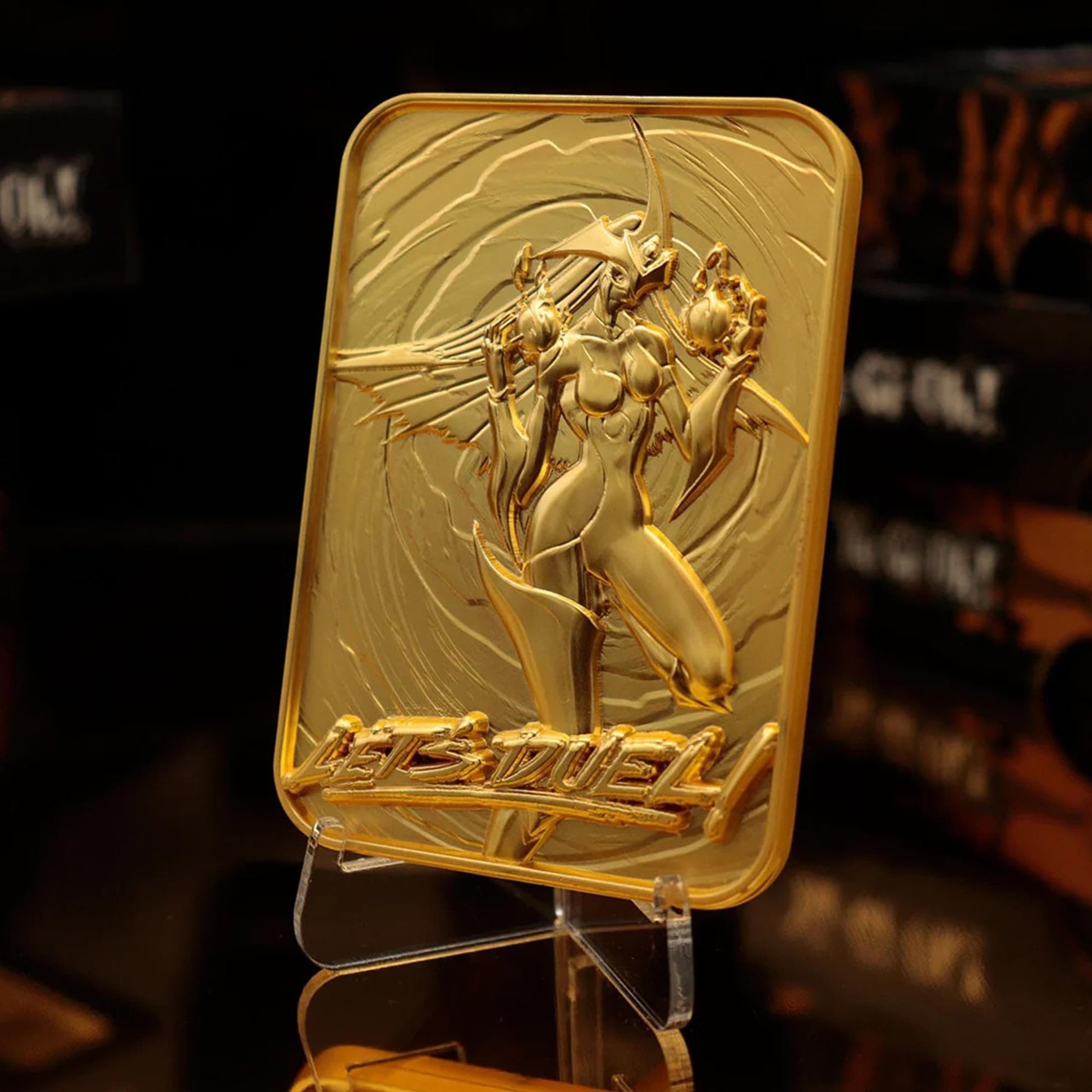 Yu-Gi-Oh! GX Elemental Hero Burstinatrix 24K Gold Plated Metal Card