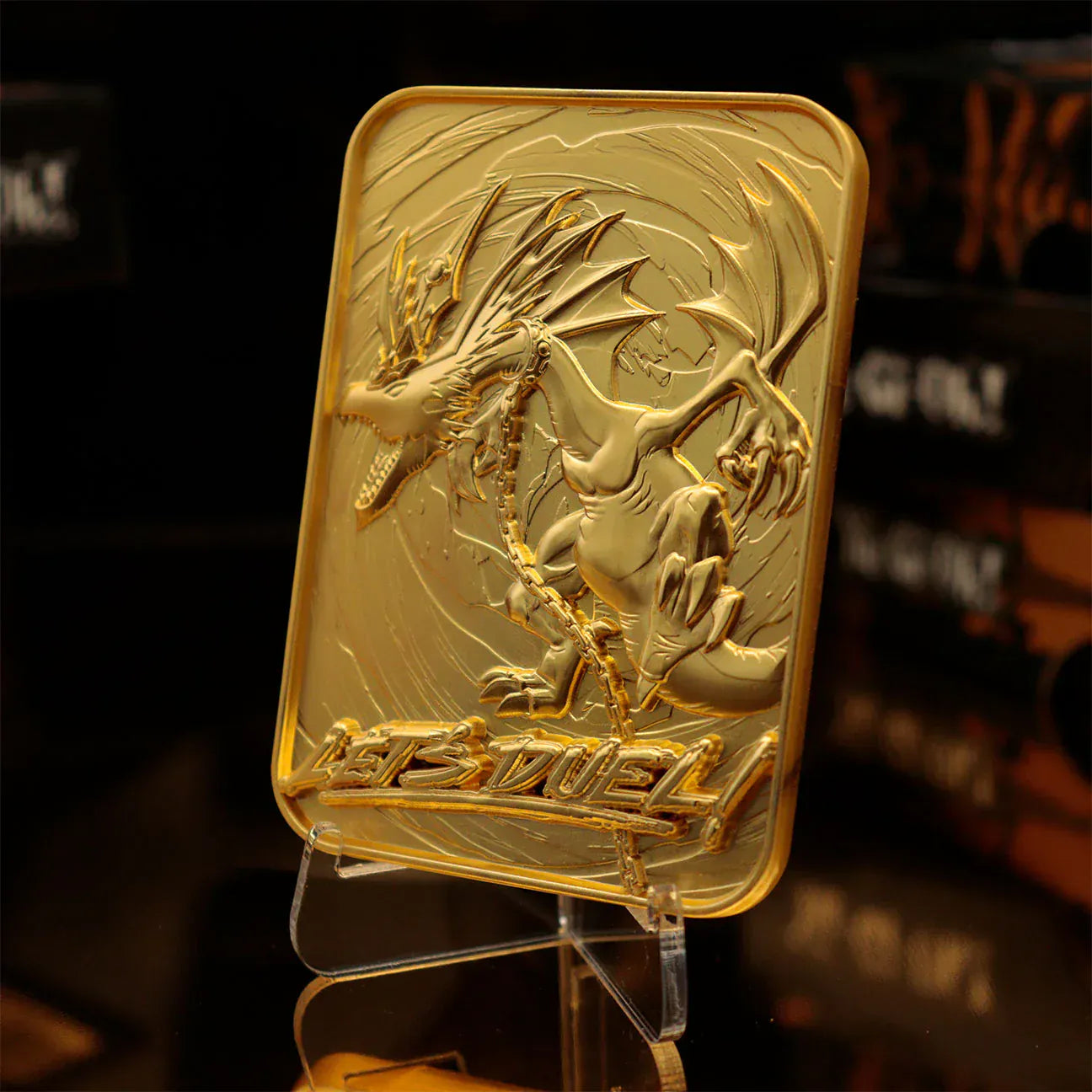 Yu-Gi-Oh!  Harpie's Pet Dragon Limited Edition 24k Gold Plated Metal Card