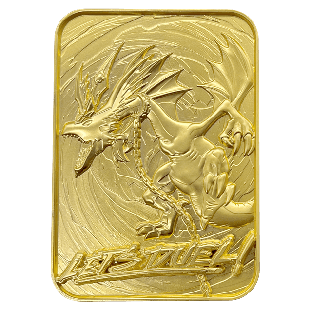 Yu-Gi-Oh!  Harpie's Pet Dragon Limited Edition 24k Gold Plated Metal Card