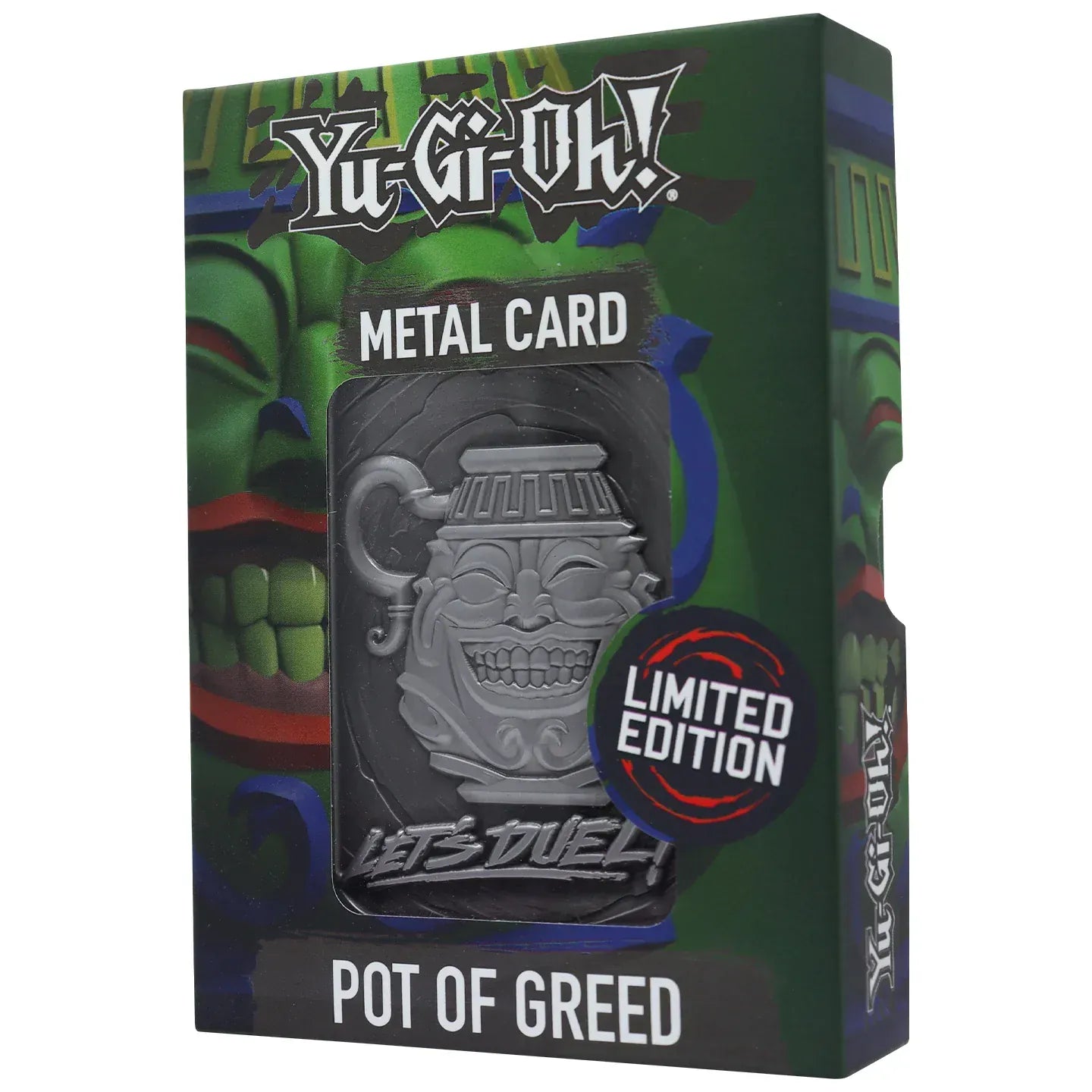 Yu-Gi-Oh! Pot Of Greed Limited Edition Metal Card