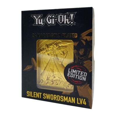 Yu-Gi-Oh!  Silent Swordsman Limited Edition 24k Gold Plated Metal Card