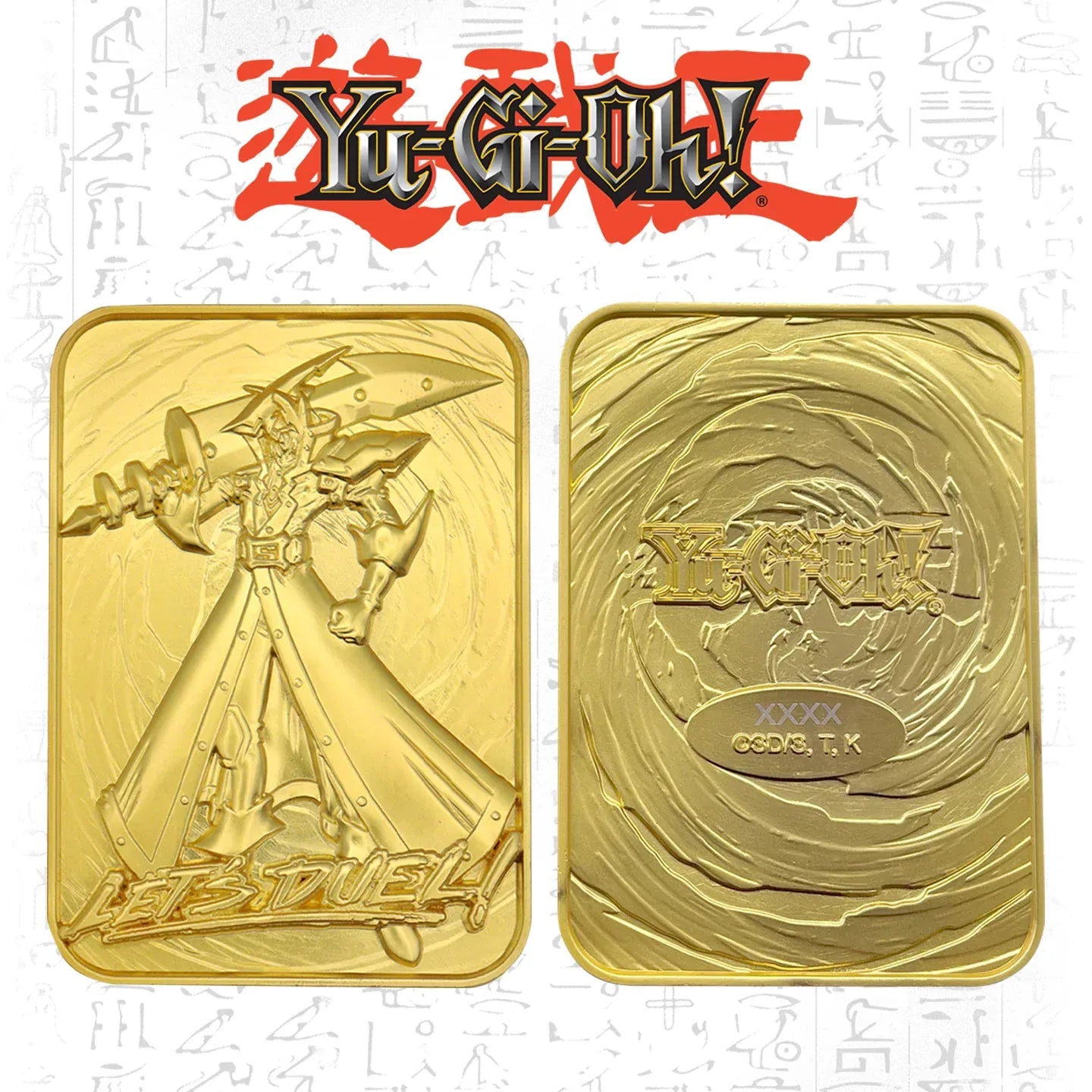 Yu-Gi-Oh!  Silent Swordsman Limited Edition 24k Gold Plated Metal Card