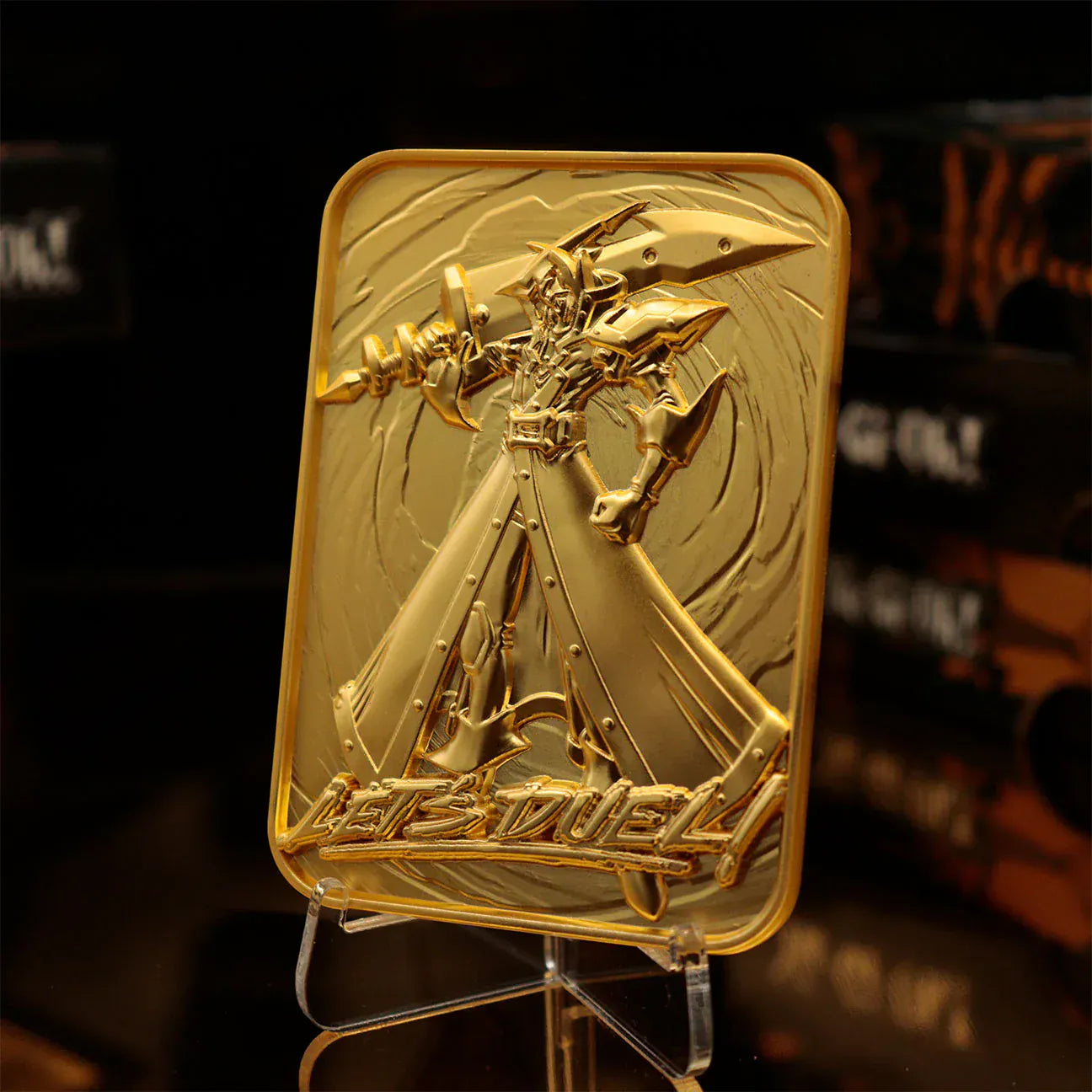 Yu-Gi-Oh!  Silent Swordsman Limited Edition 24k Gold Plated Metal Card