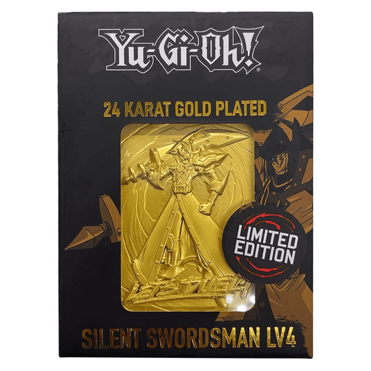 Yu-Gi-Oh! Silent Swordsman Limited Edition 24k Gold Plated Metal Card