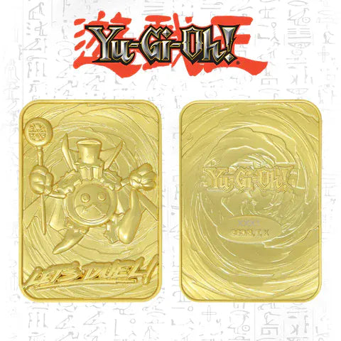 yu-Gi-Oh! Time Wizard 24K Gold Plated Metal Card